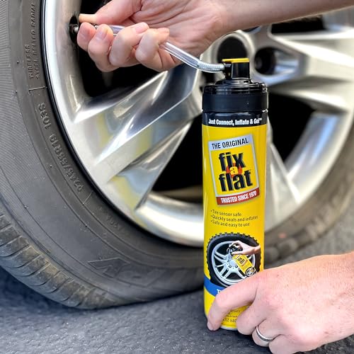 Fix-A-Flat S60369-6PK Aerosol Emergency Flat Tire Repair and Inflator, for X-Large Tires, Eco-Friendly Formula, Universal Fit for All Cars, Trucks and SUVs, 24 oz. (Pack of 6) - size: Truck / SUV (Pack of 6)