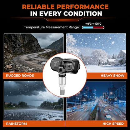 Multi-Protocol TPMS Sensors Fit for Toyouta and Lexus,315MHz and 433MHz - size: 426070C020