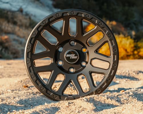RockTrix RT110 17 inch Wheel 17x8.5 6x135, 0mm Offset, Matte Black - color: Matte Black, size: 17x8.5 0mm offset