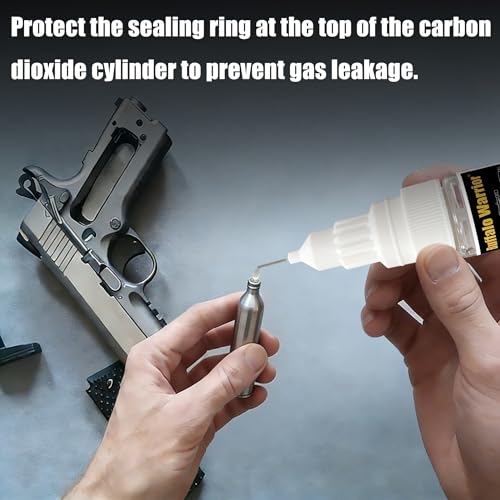 Airsoft Gun Oil for Seals/O-Rings & CO2(2 Bottles of 20ml Each) - color: 2 bottles of 20ml each