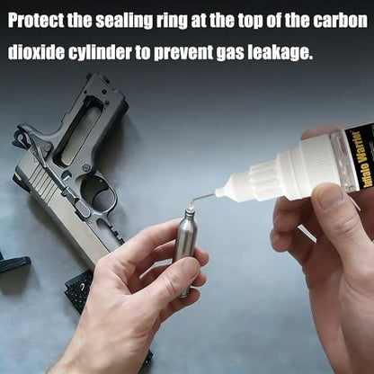 Airsoft Gun Oil for Seals/O-Rings & CO2(2 Bottles of 20ml Each) - color: 2 bottles of 20ml each