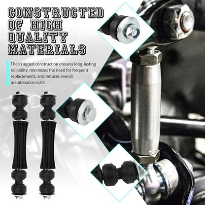 Front Stabilizer Sway Bar End Links Compatible With Chevy GMC - size: K700432