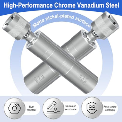 14mm&16mm Spark Plug Socket Set, Spark Plug Tool for 9/16"&5/8" Spark Plugs - color: 14mm&16mm x 3.78"