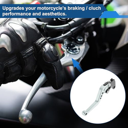 Short Brake Clutch Levers for Yamaha Raptor 660 2001-2004 1 Pair - color: Titanium Tone