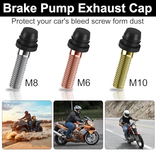 Brake Bleeder Kit - One Way Check Valve Tube Bleeding Tool Kit for Car Motorcycle Clutch, Brake Fluid Flush Kit, Hydraulic System Bleeding for Car Motorbike Clutch