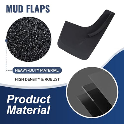 PIT66 Front Rear Universal Mud Flaps Splash Guards Fender Mudguards 2 Pcs - size: Universal 1