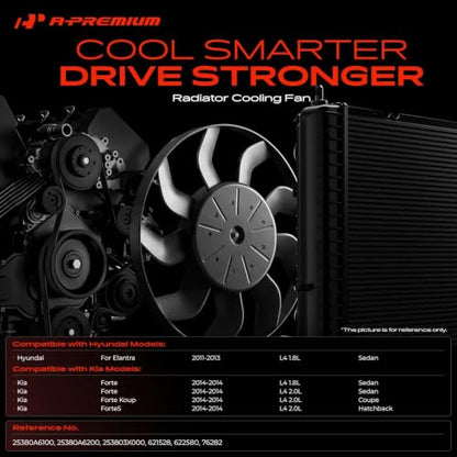 A-Premium Engine Radiator Cooling Fan Assembly