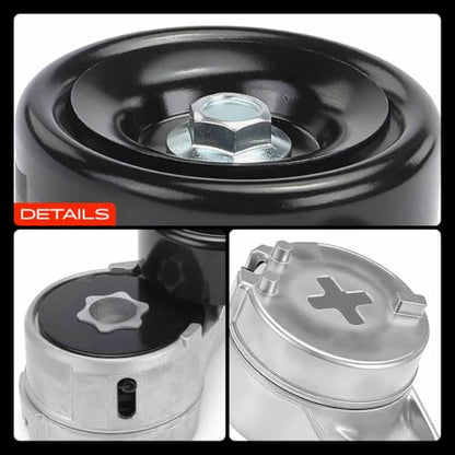 A-Premium Belt Tensioner Assembly with Pulley Compatible with Buick