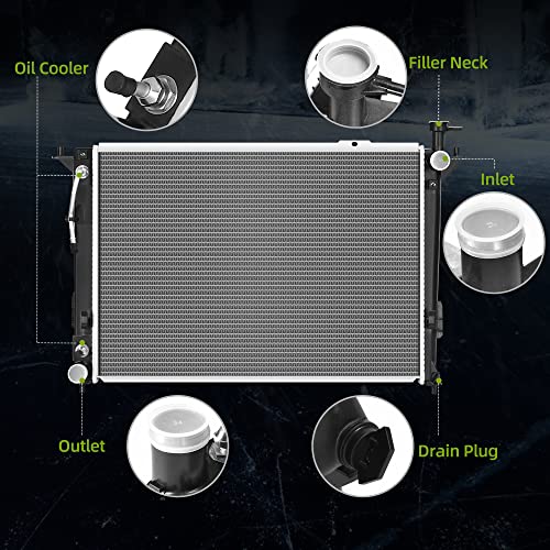 AUTOSAVER88 Radiator Compatible with 2010-2018 Hyundai Santa Fe 2013-2019 Santa Fe XL 2011 2012 2013 2014 2015 Kia Sorento 2.4L 3.3L 3.5L - style: 11-13 Kia Sorento
