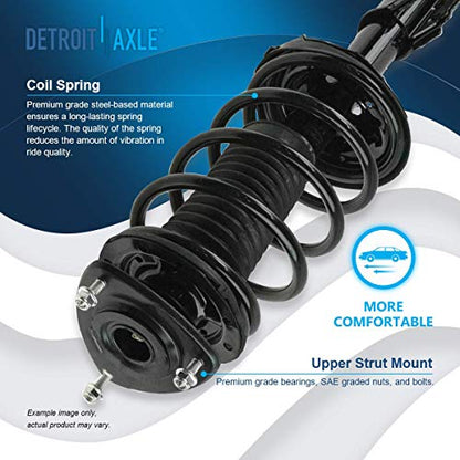 Detroit Axle - 4pc Front End Suspension Kit for Toyota Echo 2000-2005 - size: 4CQ1201139/Big Kit