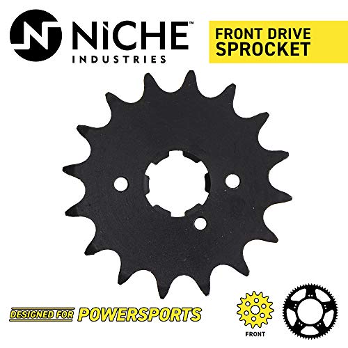 NICHE Drive Sprocket Chain Combo for Yamaha Virago V-Star 250 Route 66 XV250 Front 16 Rear 45 Tooth 520V-X X-Ring 114 Links - size: X-Ring Chain