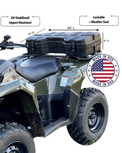 ATV Cargo Box/Universal fit/UV-stabilized, Impact-Resistant polyethylene/Weather-Resistant & Secure | Made in the USA R000003-20056Z