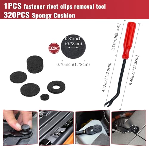 2041 Pcs Bumper Clips Car Retainer Clips & Auto Fasteners Assortment Plastic Push Rivets Fender Clips - 42 Most Popular Sizes Door Trim Panel Clip Set for Toyota GM Ford Honda Chevy - size: 2041 Pcs