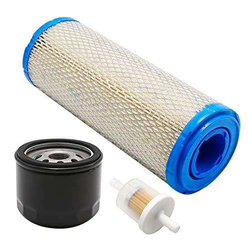 laffoonparts 11013-7044 Air Filter Replacement for Kawasaki FX651V FX691V FX730V FX751V FX801V FX850V FX1000V 4 Cycle Engine Replace#11013-7045 with 49065-7007 Oil Filter