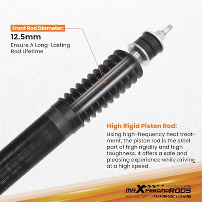 maXpeedingrods 2Pcs Rear Coilovers for Ford Mustang 1994-2004 - size: Rear