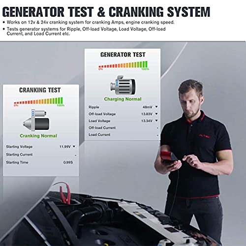 Autel MaxiBAS BT608 (E) Car Battery Tester with All Systems Diagnostics