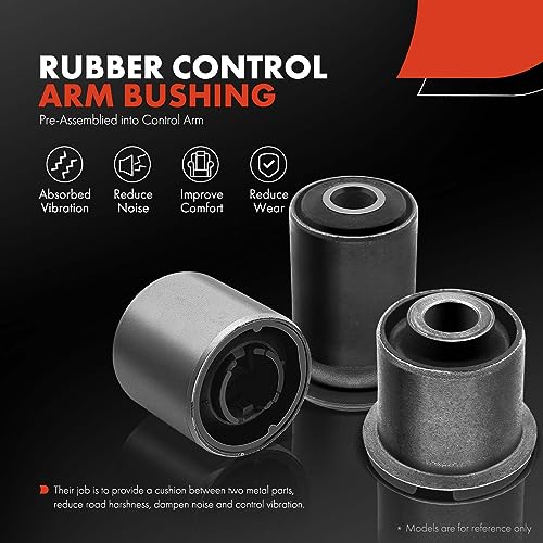 A-Premium Front Rearward Lower Control Arm, with Ball Joint & Bushing