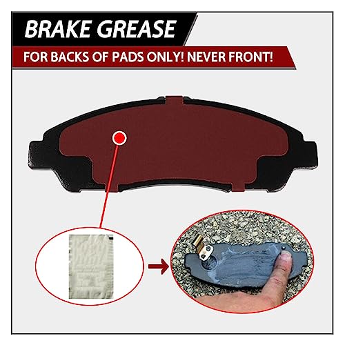 SIPAUTEC-8pcs Front and Rear Ceramic Disc Brake Pads Set Replacement For 2018-2023 Honda Odyssey All models - style: 20891698P77