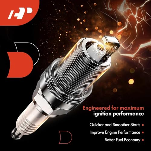A-Premium Iridium Platinum Spark Plugs Pack of 6, Fine Wire, V6 Engine - style: Pack of 6