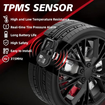 Pre-Programmed 4PCS TPMS Sensor 315MHz Replace 4260706030