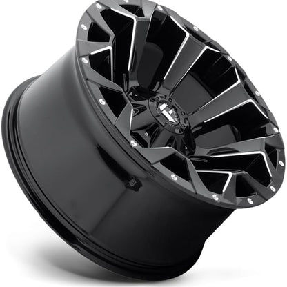 FUEL OFF-ROAD ASSAULT 18X9 5X4.5/5.0 4.53-12mm GLOSS BLACK MILLED - D57618902645US