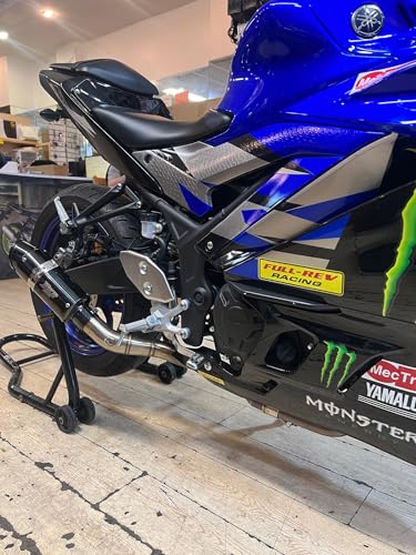 Slip On Muffler Exhaust Mid Pipe For YZF-R3 MT-03 2015-2024