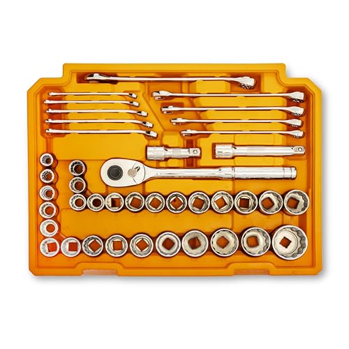 GEARWRENCH 257 Pc 72T 6 & 12 Pt SAE/mm Mechanics Tool Set | GW72XLCBMTS