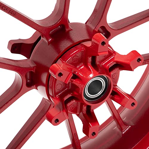 TOFR 17"x4.25" Rear Wheel Rims Cush Drive for Honda CRF250R CRF450R 13-24 - color: Red, size: Rear 13-24