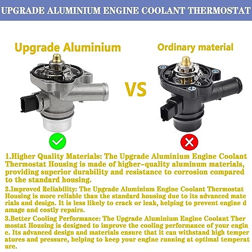 Aluminium Coolant Thermostat Housing Assembly Fit for Chevy 1.4L