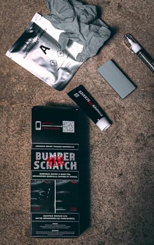 Bumper Scratch Fix® Clear Car Scratch Remover Kit for Bumpers, Removes Paint Transfer, Scuffs & Light Scratches, Compound, Wipes & Touch-Up Pen, Works on All Paint Colors, DIY Auto Paint Repair