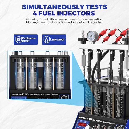 MR CARTOOL Fuel Injector Cleaner Machine for GDI/EFI/FSI Injector Testing - size: GDI V209