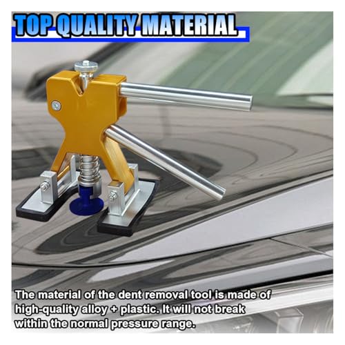 25PCS Car Dent Puller Kit, Car Body Dent Repair Tools, Paintless Dent Lifter Repair Tool Puller with 18 Tabs, Auto Dent Removal Kit for Car DIY Body Work
