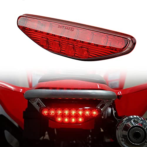 ATV Motorcycle LED Tail Light Waterproof TRX LED Brake Lamp Brake Taillights for 2006-2009 TRX450R, 2006-2014 TRX450ER, Replacement #33700-HP1-601(1 PCS Red)