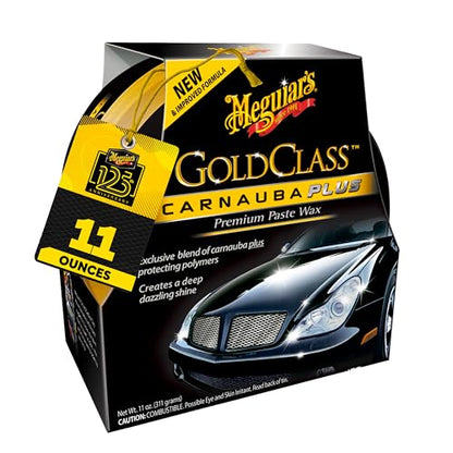 Meguiar's Gold Class Carnauba Plus Premium Paste Wax, 11 Oz
