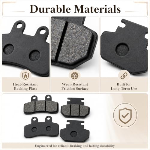 Front & Rear Brake Pads for Yozma in 10 Tuttio Soleil 01 Electric Dirt Bike