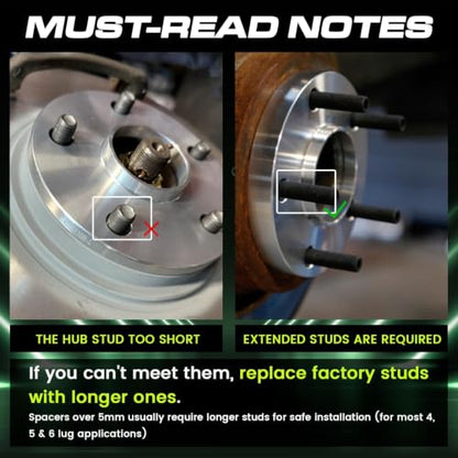 CMO 12mm 5x114.3 Wheel Spacers Fits Lexus IS300, IS350, IS250, LS430 2PCS - color: Silver, size: 12mm (2pc)