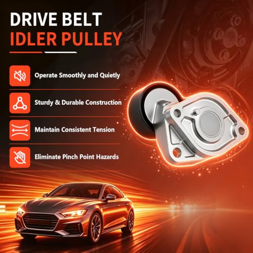 39071 Belt Tensioner w/Pulley for Hyundai Sonata Kia Optima - size: 39071