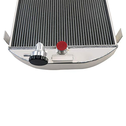 4 Row Aluminum Radiator for 1930-1936 Ford Model-A Hot Rod Chevy V8