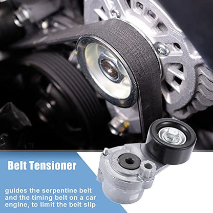 X AUTOHAUX Engine Belt Tensioner Pulley Assembly for Chevrolet Sonic 12-18
