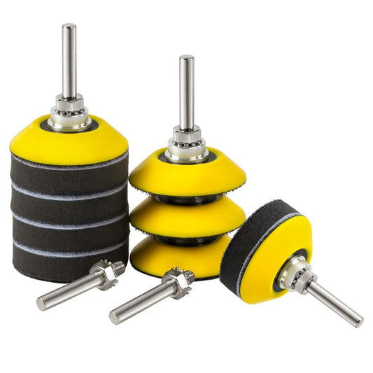 S SATC 2 Inch Hook and Loop Sanding Pad for Sanding Disc with 1/4 Inches Drill Sanding Attachment and Foam Sanding Pads for Polish Wood Metal Glass - style: 2 Inch Hook and Loop Sanding Pad and Foam Sanding Pads