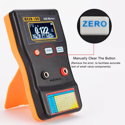 Signstek MESR-100 V2 ESR Meter, Capacitor Tester/Low Ohm Meter 0.01R-100R