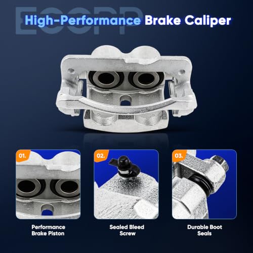 ECCPP 18-B4729 Front Left/Rear Right Disc Brake Caliper Assembly - size: Front Left/Rear Right[18-B4729]