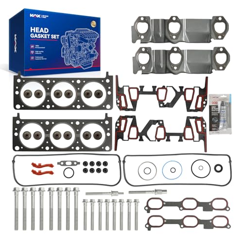 KAX Head Gasket Set for Equinox 2005-2009 3.4L, Torrent 2006-2009 3.4L - size: HS9071PT-3