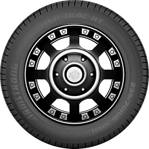 Armstrong Tru-Trac HT All-Season Truck/SUV Highway Radial Tire-215/70R16 215/70/16 215/70-16 100H Load Range SL 4-Ply BSW Black Side Wall UTQG 740AA - size: 215/70R16