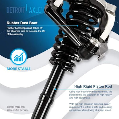 Detroit Axle - Front Struts Kit for 99-06 Chrysler Sebring Dodge Stratus - size: 4CQ42824/ Big strut kit
