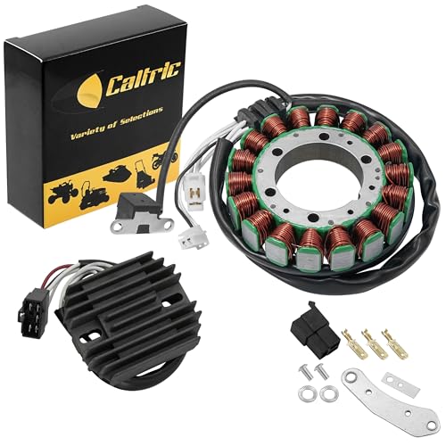 Caltric Stator and Regulator Rectifier Compatible With Yamaha Xvs650 Xvs-650 V-Star 650 Midnight Custom 2005-2010