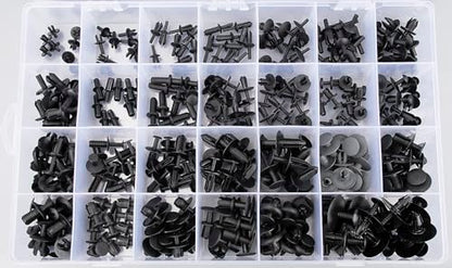 280pcs for Mercedes Benz Body Push-Type Retainer Bumper Cover Fender Liner Hood Insulation & Cowl Grille Retainer Trunk Trim & General Purpose Push-Type Clip