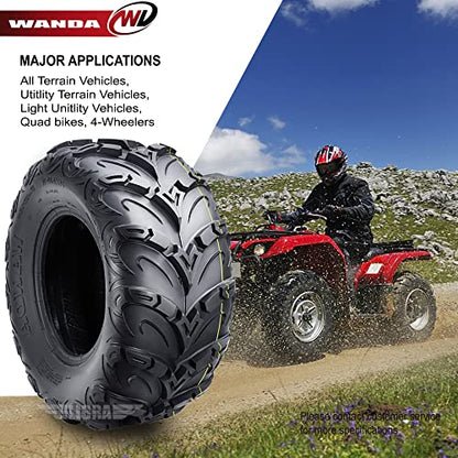WANDA Premium 8 Ply ATV/UTV Tires 24x11-10 24x11x10 Mud Sling