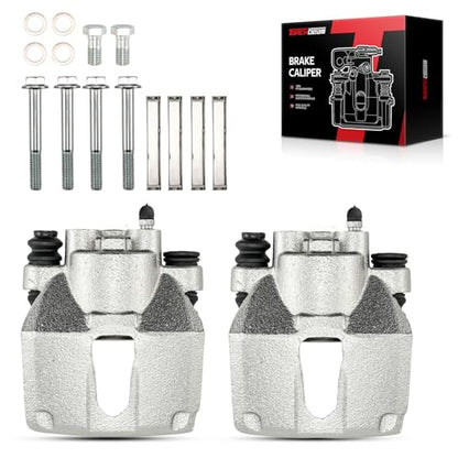 Torchbeam Rear Brake Caliper Left&Right w/Bracket Fit for F-150/F-250 - size: 18-4678, 18-4679
