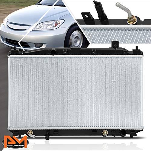DPI-2572 Full Aluminum Core Cooling Radiator Compatible with 03-05 Honda Civic Hybrid AT - color: 03-05 Honda Civic Hybrid AT